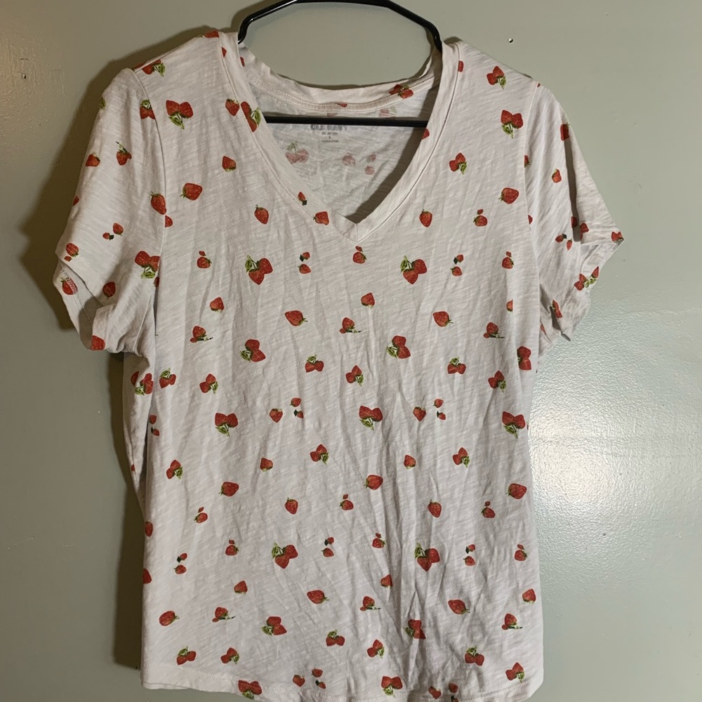 Old Navy Strawberry Tee
